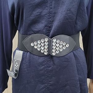Slinky Rhinestone Belt Women's Plus Size XL/1X